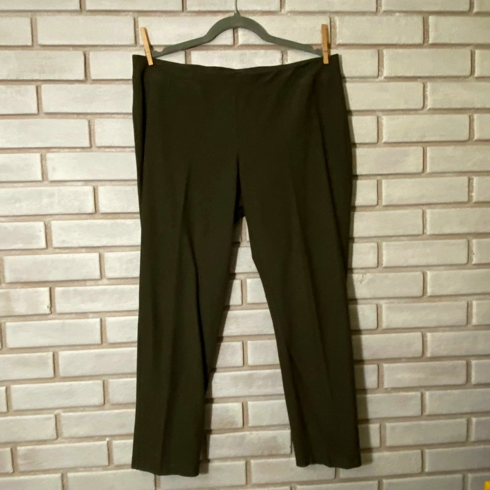 EILEEN FISHER Seamed Front Ponte Knit Pants